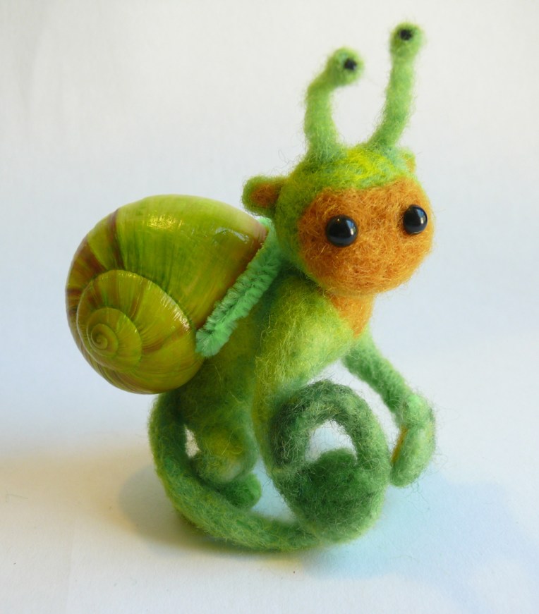 Green Snonkey (snail-monkey)