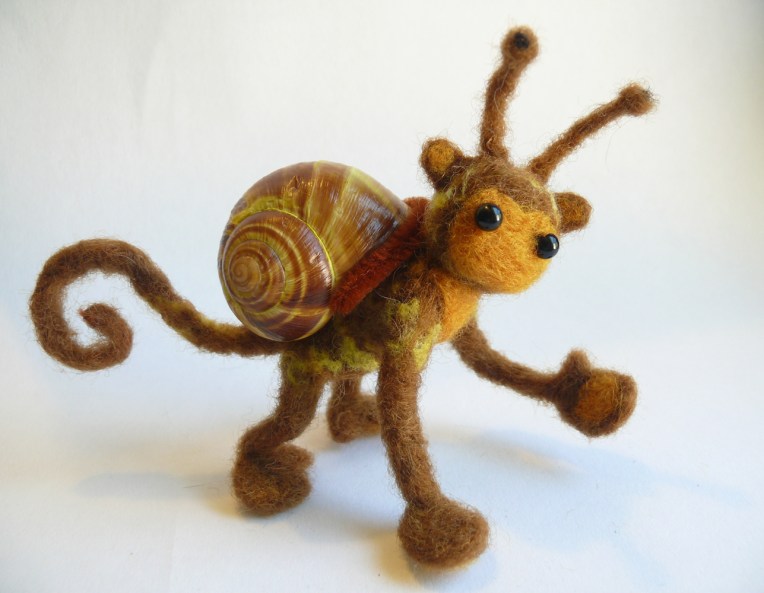 Brown Banana Snonkey (snail-monkey)