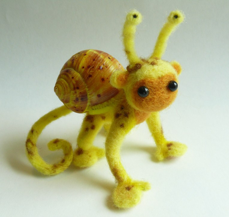 Spotted Banana Snonkey (snail-monkey)